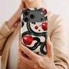 Voltuna Dėklas „Crimson Snake Temptation“ su MagSafe Apple iPhone 13-17 modeliams