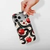 Voltuna Dėklas „Crimson Snake Temptation“ su MagSafe Apple iPhone 13-17 modeliams