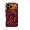 Voltuna Dėklas „Crimson Starburst“ su MagSafe Apple iPhone 13-17 modeliams