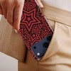 Voltuna Dėklas „Crimson Starburst“ su MagSafe Apple iPhone 13-17 modeliams