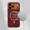 Voltuna Dėklas „Crimson Starburst“ su MagSafe Apple iPhone 13-17 modeliams