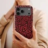 Voltuna Dėklas „Crimson Starburst“ su MagSafe Apple iPhone 13-17 modeliams