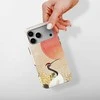 Voltuna Dėklas „Crimson Sun Crane“ su MagSafe Apple iPhone 13-17 modeliams