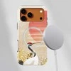 Voltuna Dėklas „Crimson Sun Crane“ su MagSafe Apple iPhone 13-17 modeliams