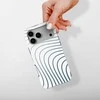 Voltuna Dėklas „Curved Horizon Stripes“ su MagSafe Apple iPhone 13-17 modeliams