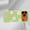 Voltuna Dėklas „Daisy Dream Grid“ su MagSafe Apple iPhone 13-17 modeliams