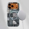 Voltuna Dėklas „Dark Mosaic Tilework“ su MagSafe Apple iPhone 13-17 modeliams