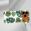 Voltuna Dėklas „Diamond Monstera Pattern“ su MagSafe Apple iPhone 13-17 modeliams