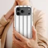 Voltuna Dėklas „Dual Pinstripes“ su MagSafe Apple iPhone 13-17 modeliams