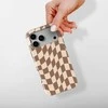Voltuna Dėklas „Earthy Flow Check“ su MagSafe Apple iPhone 13-17 modeliams