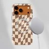 Voltuna Dėklas „Earthy Flow Check“ su MagSafe Apple iPhone 13-17 modeliams