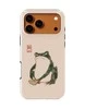 Voltuna Dėklas „Emerald Calligraphy Frog“ su MagSafe Apple iPhone 13-17 modeliams