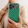 Voltuna Dėklas „Emerald Checkerboard“ su MagSafe Apple iPhone 13-17 modeliams