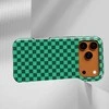 Voltuna Dėklas „Emerald Checkerboard“ su MagSafe Apple iPhone 13-17 modeliams