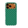 Voltuna Dėklas „Emerald Checkerboard“ su MagSafe Apple iPhone 13-17 modeliams