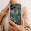 Voltuna Dėklas „Emerald Deco Towers“ su MagSafe Apple iPhone 13-17 modeliams