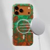 Voltuna Dėklas „Emerald Fire Veins“ su MagSafe Apple iPhone 13-17 modeliams