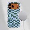 Voltuna Dėklas „Emerald Wave Grid“ su MagSafe Apple iPhone 13-17 modeliams