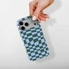 Voltuna Dėklas „Emerald Wave Grid“ su MagSafe Apple iPhone 13-17 modeliams