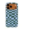 Voltuna Dėklas „Emerald Wave Grid“ su MagSafe Apple iPhone 13-17 modeliams