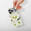 Voltuna Dėklas „Floating Lemon Leaves“ su MagSafe Apple iPhone 13-17 modeliams
