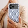 Voltuna Dėklas „Floral Indigo Tapestry“ su MagSafe Apple iPhone 13-17 modeliams