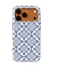 Voltuna Dėklas „Floral Indigo Tapestry“ su MagSafe Apple iPhone 13-17 modeliams
