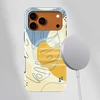 Voltuna Dėklas „Flowing Shapes Harmony“ su MagSafe Apple iPhone 13-17 modeliams