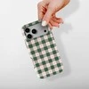 Voltuna Dėklas „Forest Plaid Chic“ su MagSafe Apple iPhone 13-17 modeliams