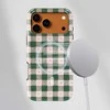 Voltuna Dėklas „Forest Plaid Chic“ su MagSafe Apple iPhone 13-17 modeliams