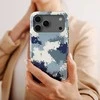 Voltuna Dėklas „Frost Navy Camo“ su MagSafe Apple iPhone 13-17 modeliams