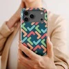 Voltuna Dėklas „Geometric Tangle“ su MagSafe Apple iPhone 13-17 modeliams