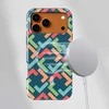 Voltuna Dėklas „Geometric Tangle“ su MagSafe Apple iPhone 13-17 modeliams