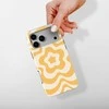 Voltuna Dėklas „Golden Bloom Pulse“ su MagSafe Apple iPhone 13-17 modeliams