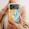 Voltuna Dėklas „Golden Breeze Flower“ su MagSafe Apple iPhone 13-17 modeliams