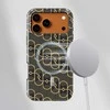 Voltuna Dėklas „Golden Circles Harmony“ su MagSafe Apple iPhone 13-17 modeliams