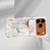 Voltuna Dėklas „Golden Geometry Marble“ su MagSafe Apple iPhone 13-17 modeliams