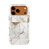 Voltuna Dėklas „Golden Geometry Marble“ su MagSafe Apple iPhone 13-17 modeliams
