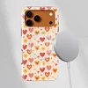 Voltuna Dėklas „Golden Heart Sparkle“ su MagSafe Apple iPhone 13-17 modeliams