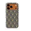 Voltuna Dėklas „Golden Royal Lattice“ su MagSafe Apple iPhone 13-17 modeliams