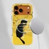 Voltuna Dėklas „Golden Solitude Cat“ su MagSafe Apple iPhone 13-17 modeliams