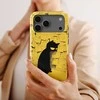 Voltuna Dėklas „Golden Solitude Cat“ su MagSafe Apple iPhone 13-17 modeliams