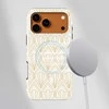 Voltuna Dėklas „Golden Wave Scales“ su MagSafe Apple iPhone 13-17 modeliams