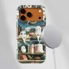 Voltuna Dėklas „Haunted Bookshelf Gathering“ su MagSafe Apple iPhone 13-17 modeliams