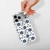 Voltuna Dėklas „Indigo Flower Print“ su MagSafe Apple iPhone 13-17 modeliams