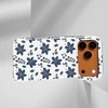 Voltuna Dėklas „Indigo Flower Print“ su MagSafe Apple iPhone 13-17 modeliams