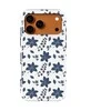 Voltuna Dėklas „Indigo Flower Print“ su MagSafe Apple iPhone 13-17 modeliams