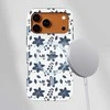 Voltuna Dėklas „Indigo Flower Print“ su MagSafe Apple iPhone 13-17 modeliams