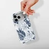 Voltuna Dėklas „Indigo Hibiscus Bloom“ su MagSafe Apple iPhone 13-17 modeliams