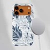 Voltuna Dėklas „Indigo Hibiscus Bloom“ su MagSafe Apple iPhone 13-17 modeliams